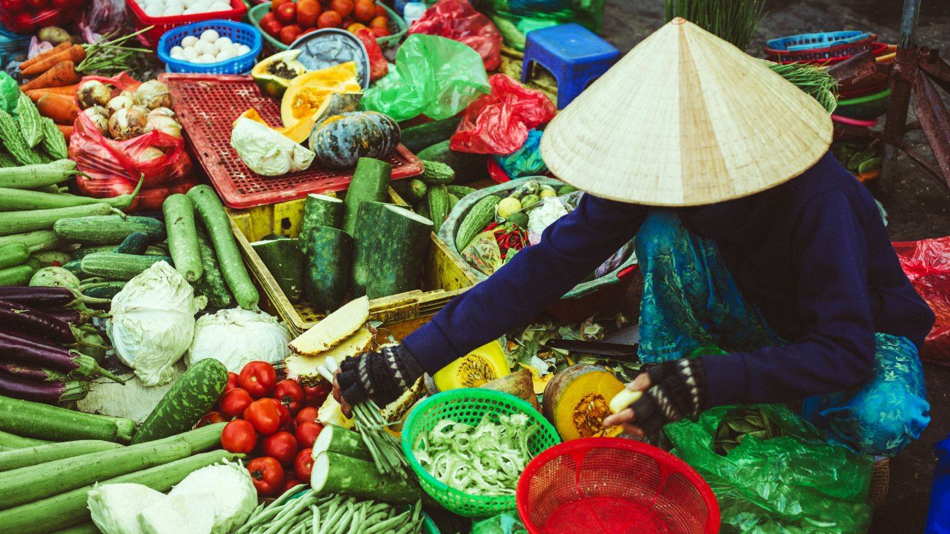 Local market, Vietnam